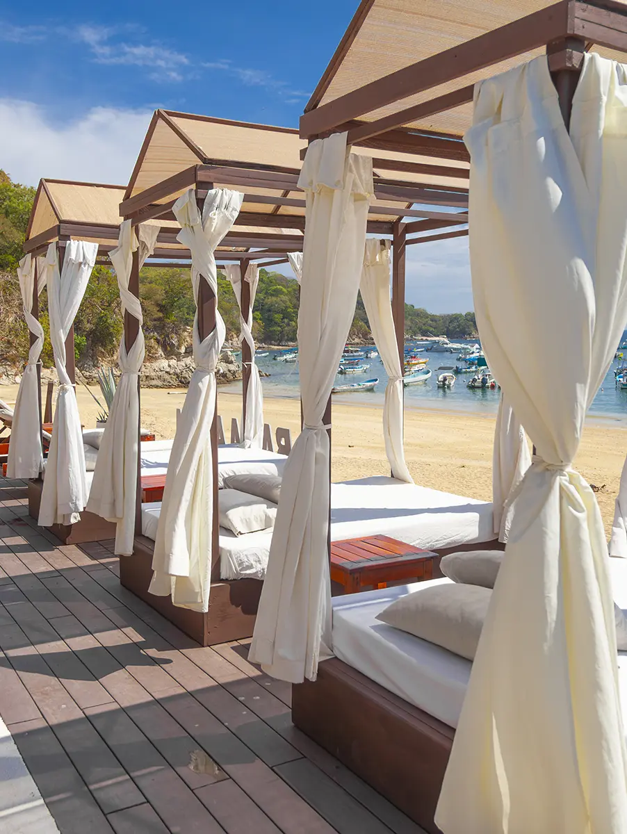 Vistas del mar en Bacaanda Beach Club